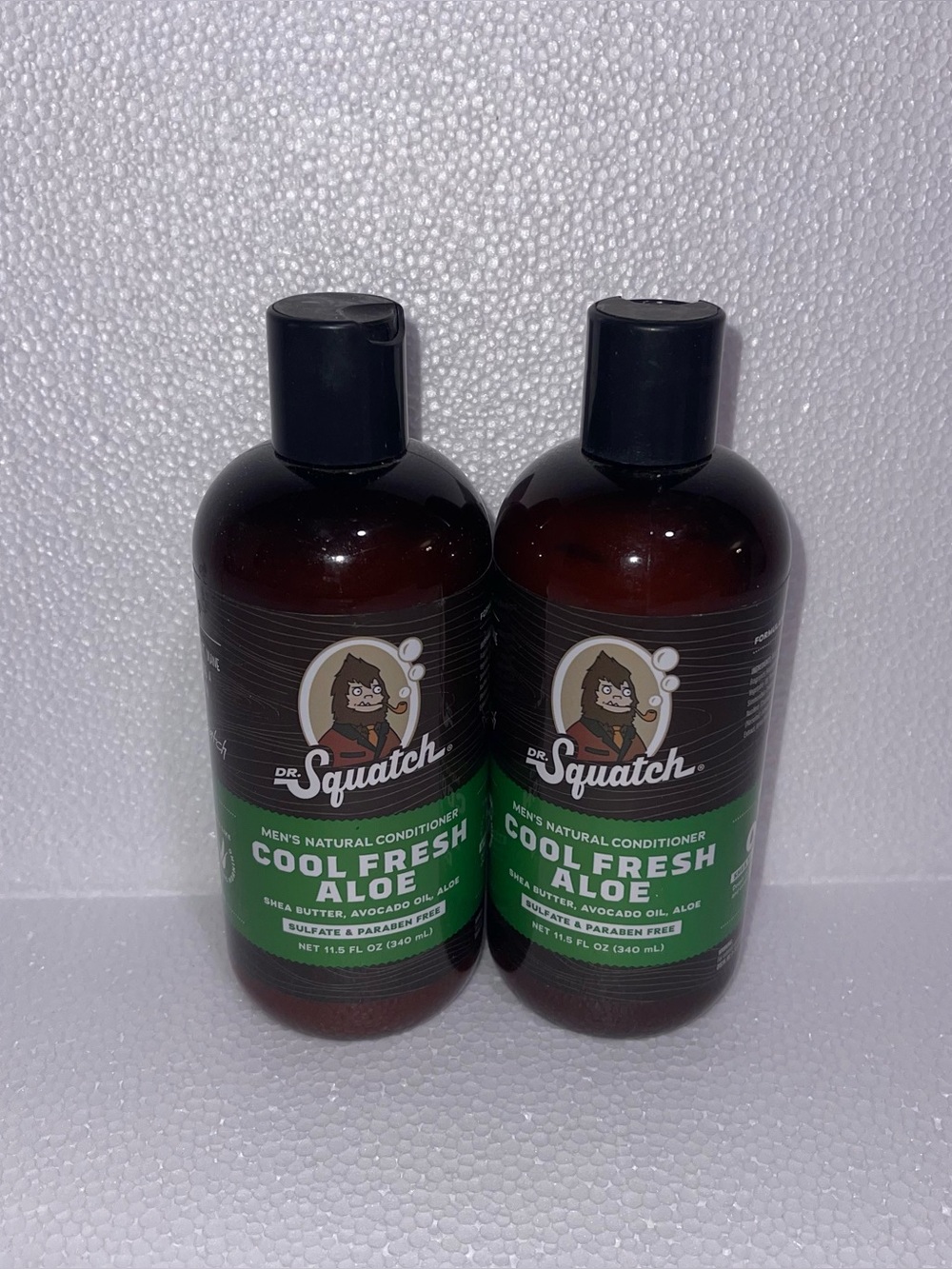 Dr. Squatch Cool Fresh Aloe Mens Natural Conditioner 11.5 oz Bundle Of 2 SEALED